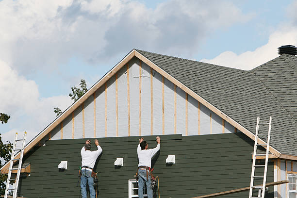 Professional Storm Damage Siding Repair technician working in Ebony, VA